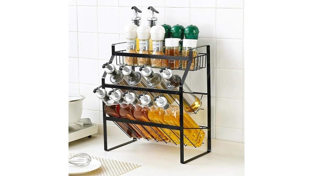 spice organizer shelf rack