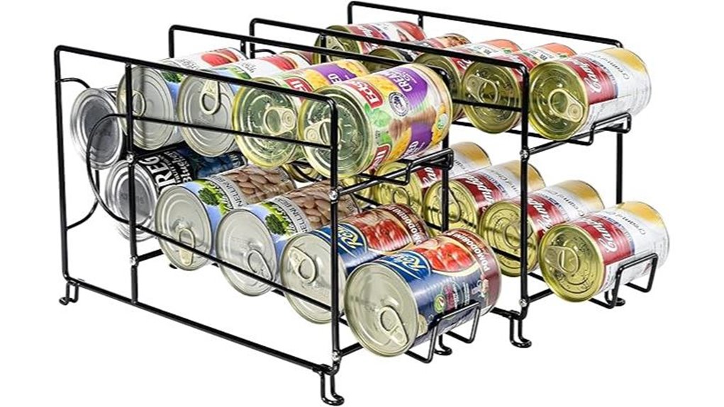 stackable can organizer set