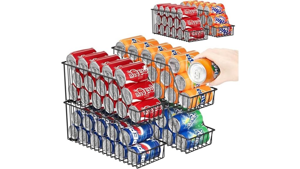 stackable can storage solution