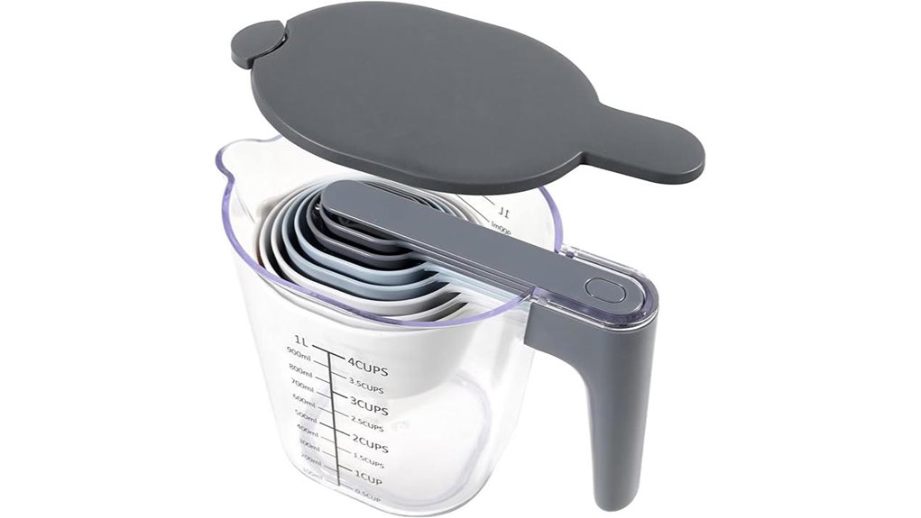 stackable measuring cups set
