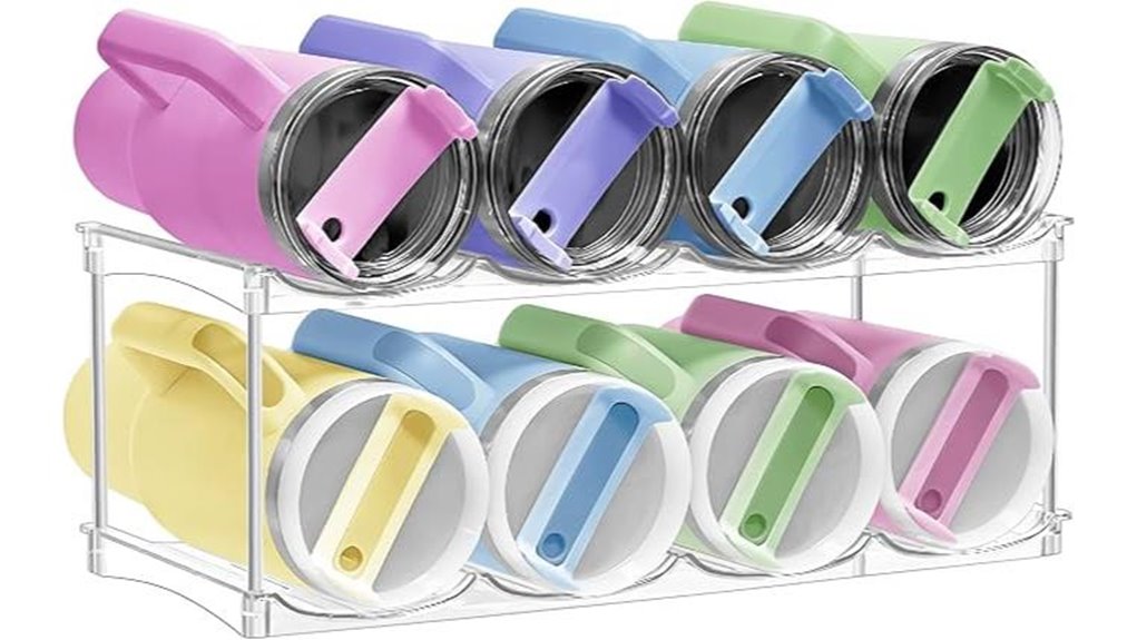 stackable organizer for tumblers