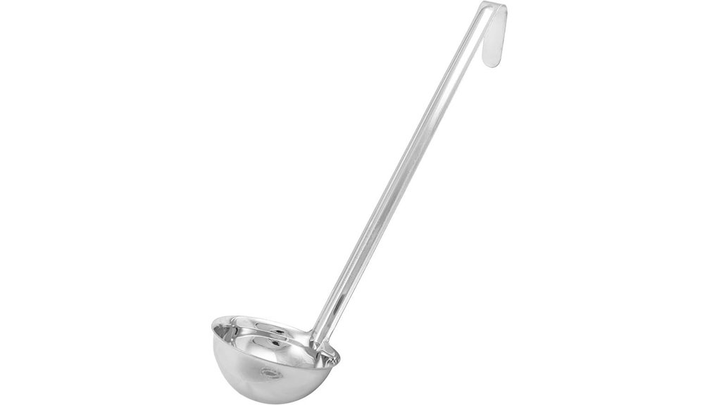 stainless steel 6 ounce ladle