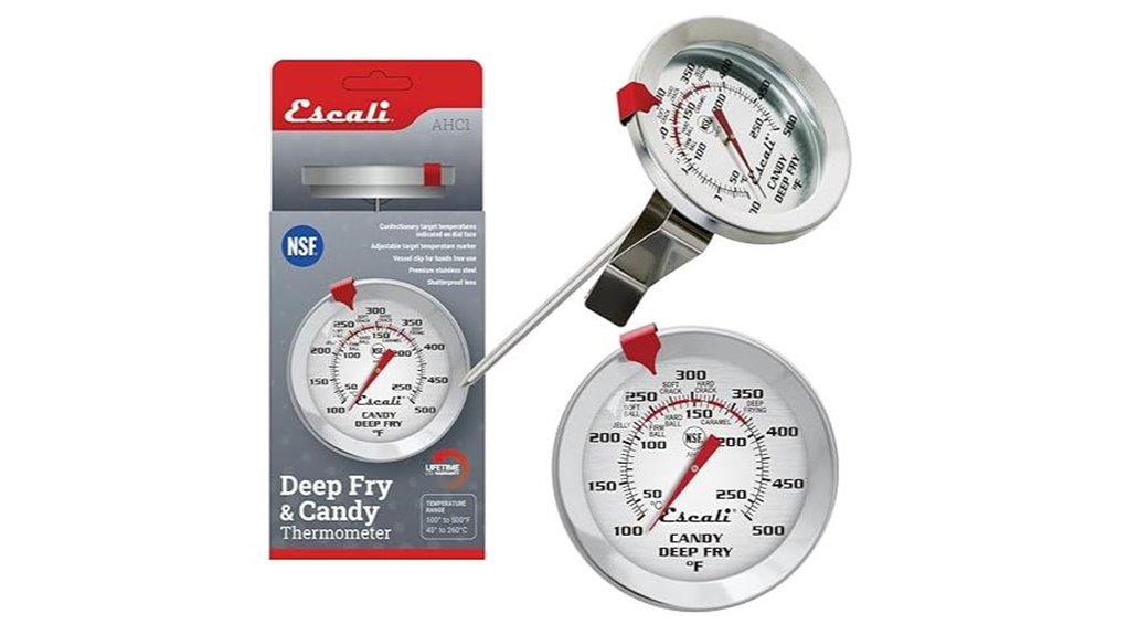 stainless steel candy thermometer