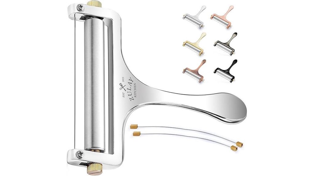 stainless steel cheese slicer