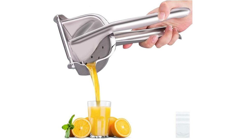 stainless steel citrus juicer