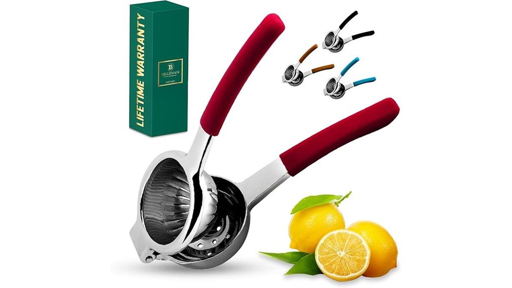 stainless steel citrus juicer