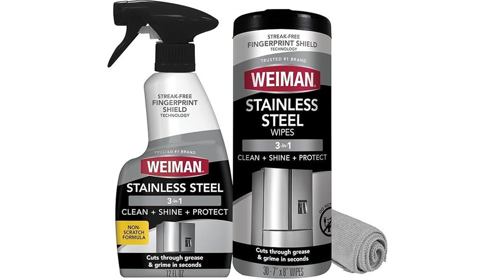 stainless steel cleaner kit