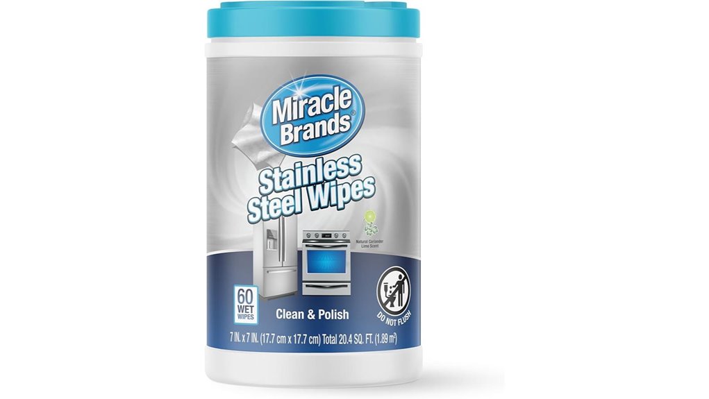 stainless steel cleaning wipes