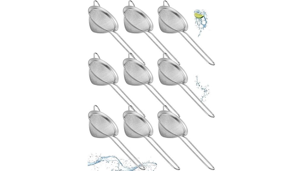 stainless steel cocktail strainer
