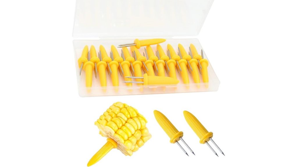 stainless steel corn holders
