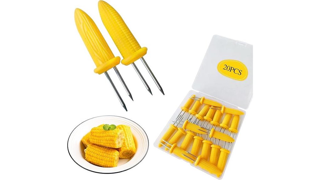 stainless steel corn holders