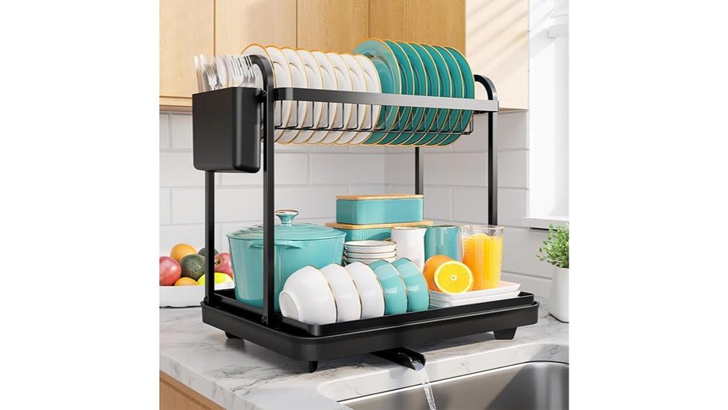 stainless steel dish drying rack