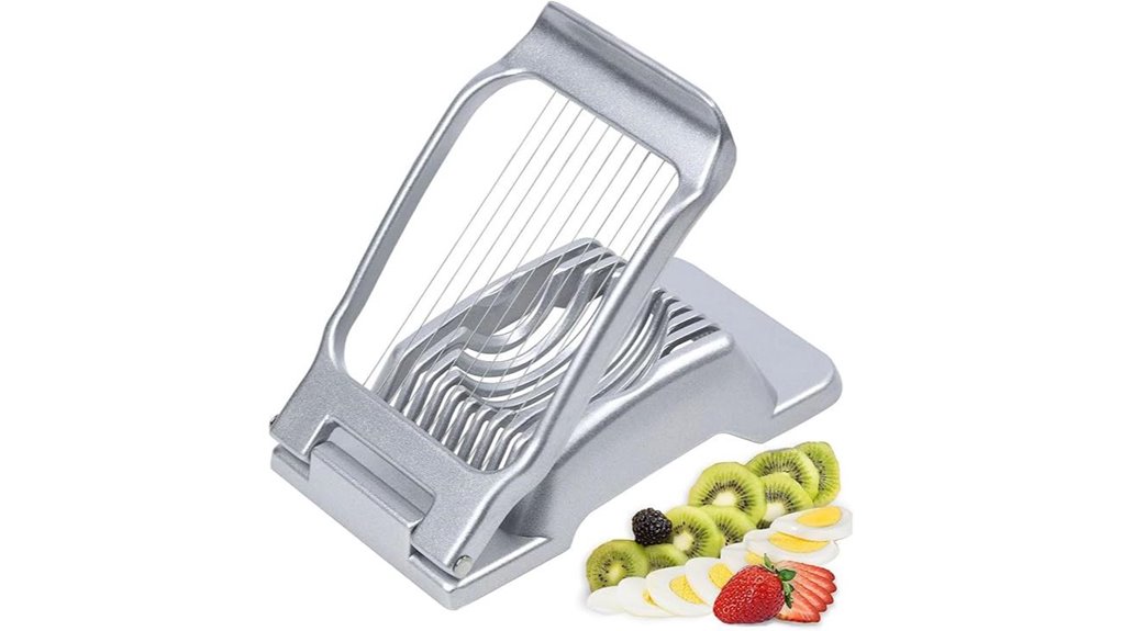 stainless steel egg slicer
