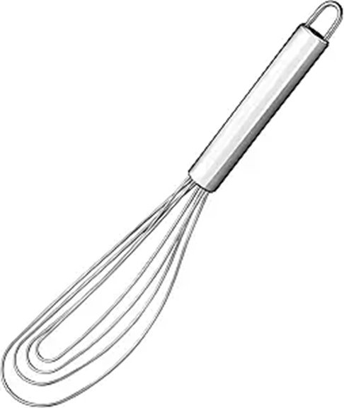 stainless steel flat whisk