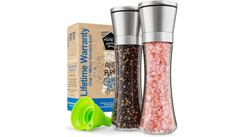 stainless steel grinder set