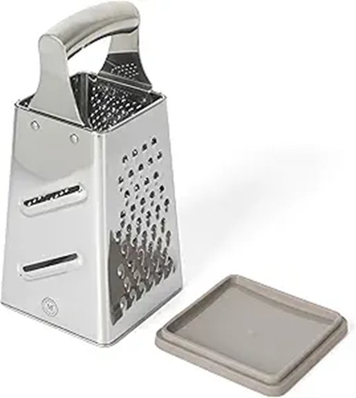 stainless steel kitchen grater