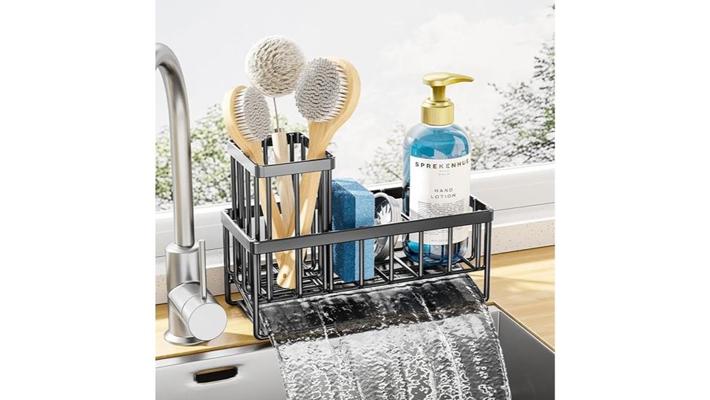 stainless steel kitchen organizer