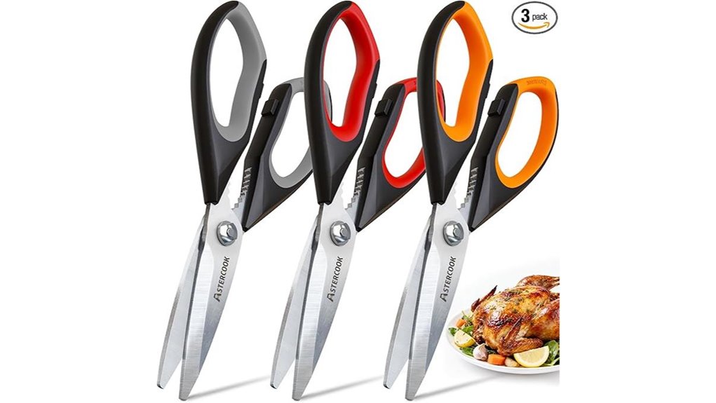 stainless steel kitchen scissors