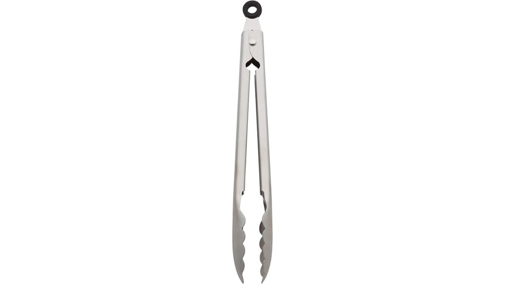 stainless steel kitchen tongs