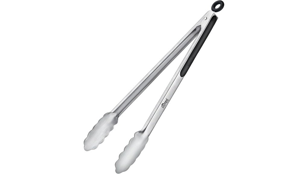 stainless steel kitchen tongs