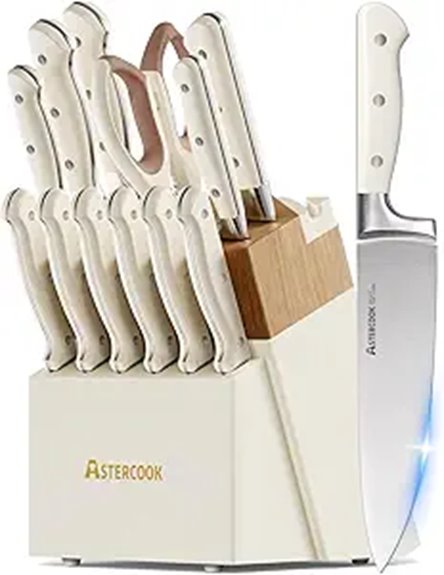 stainless steel knife set