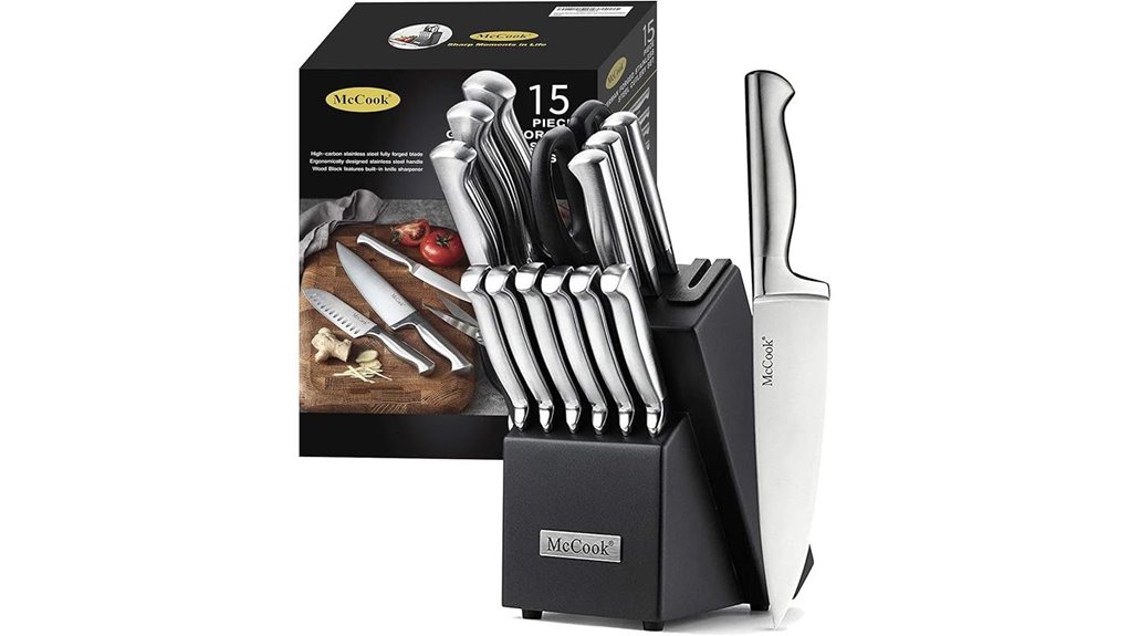 stainless steel knife set