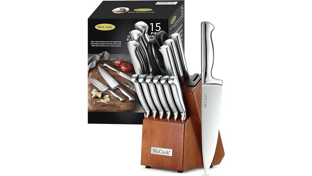 stainless steel knife set