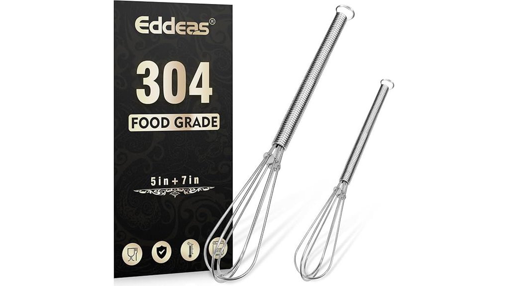 stainless steel mini whisks
