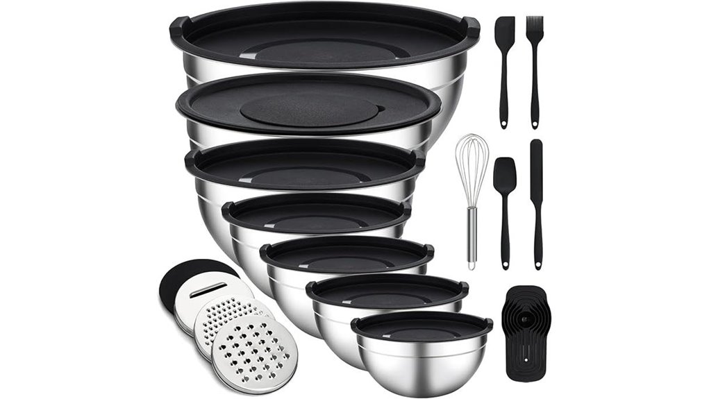 stainless steel mixing bowls