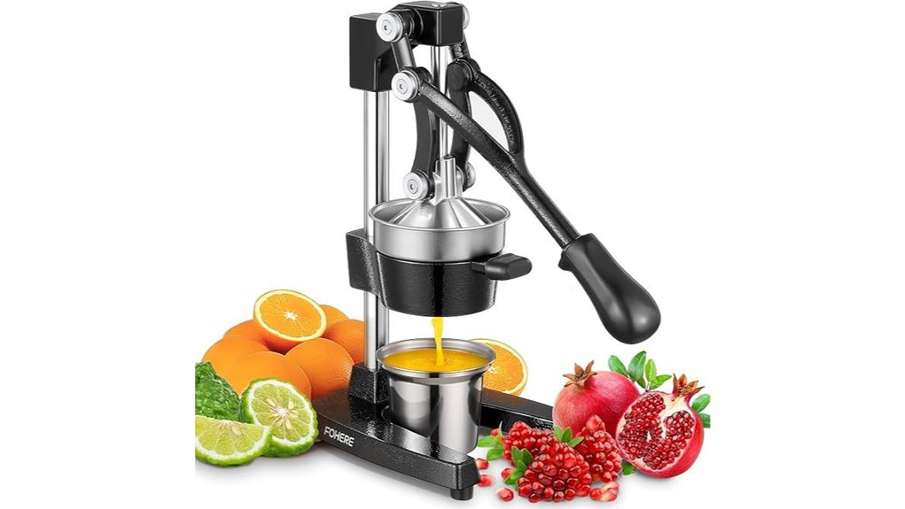 stainless steel orange juicer