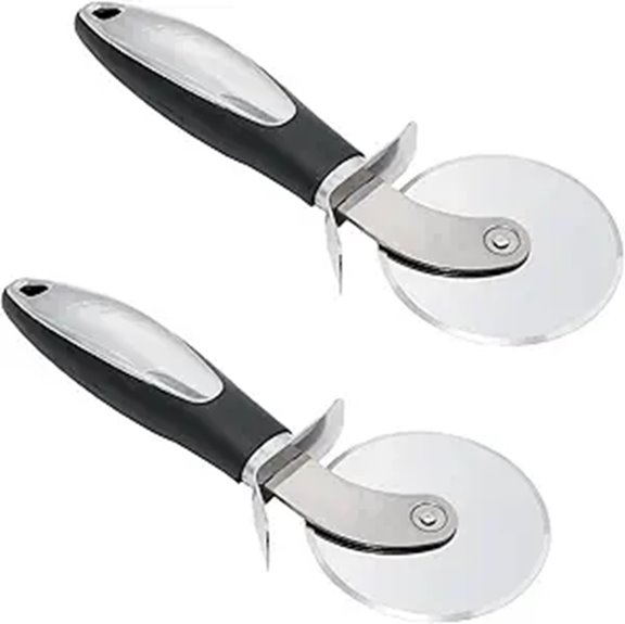 stainless steel pizza cutters