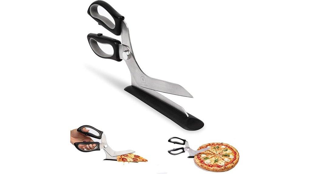 stainless steel pizza scissors