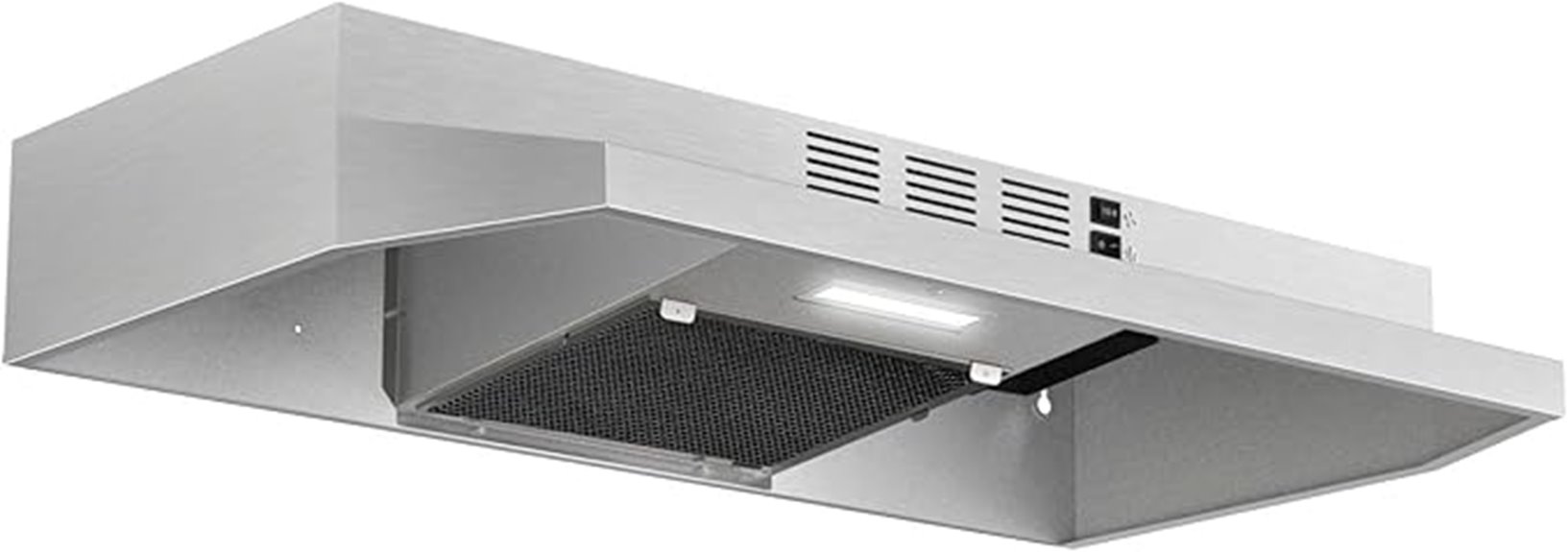 stainless steel range hood