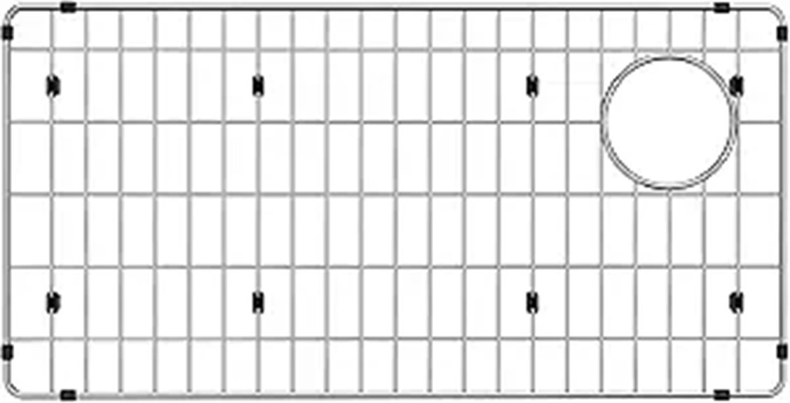 stainless steel sink grid