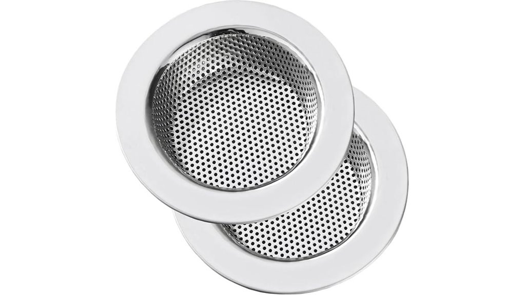 stainless steel sink strainers