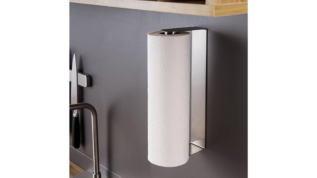 stainless steel towel holder