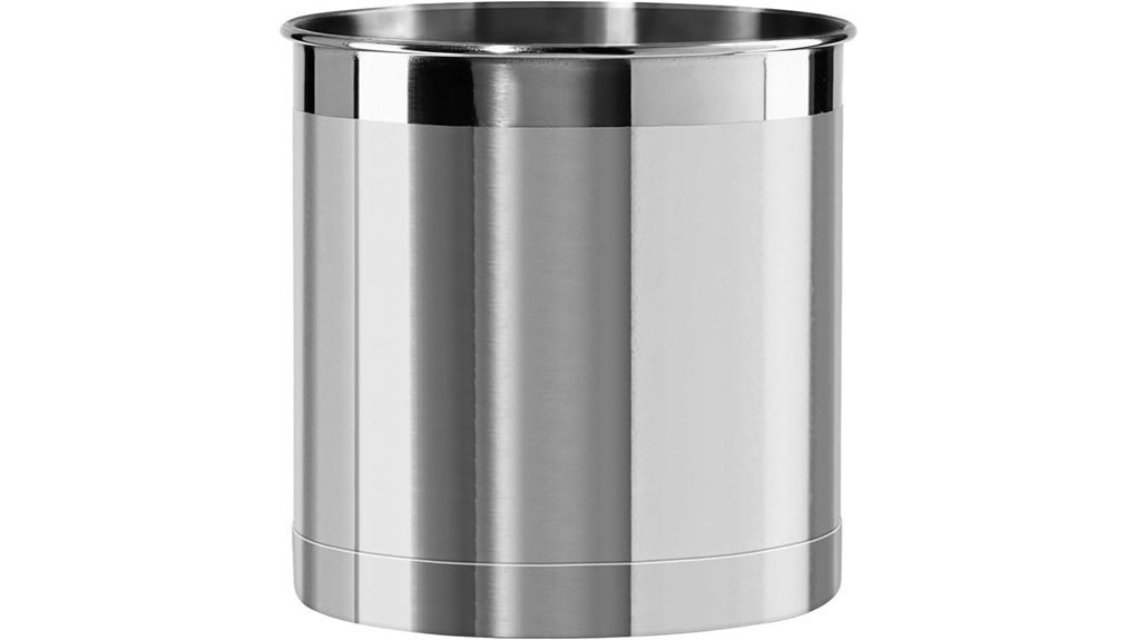 stainless steel utensil holder
