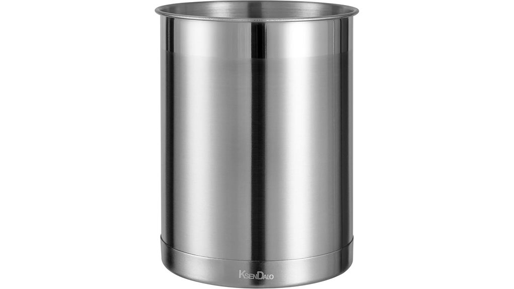 stainless steel utensil holder