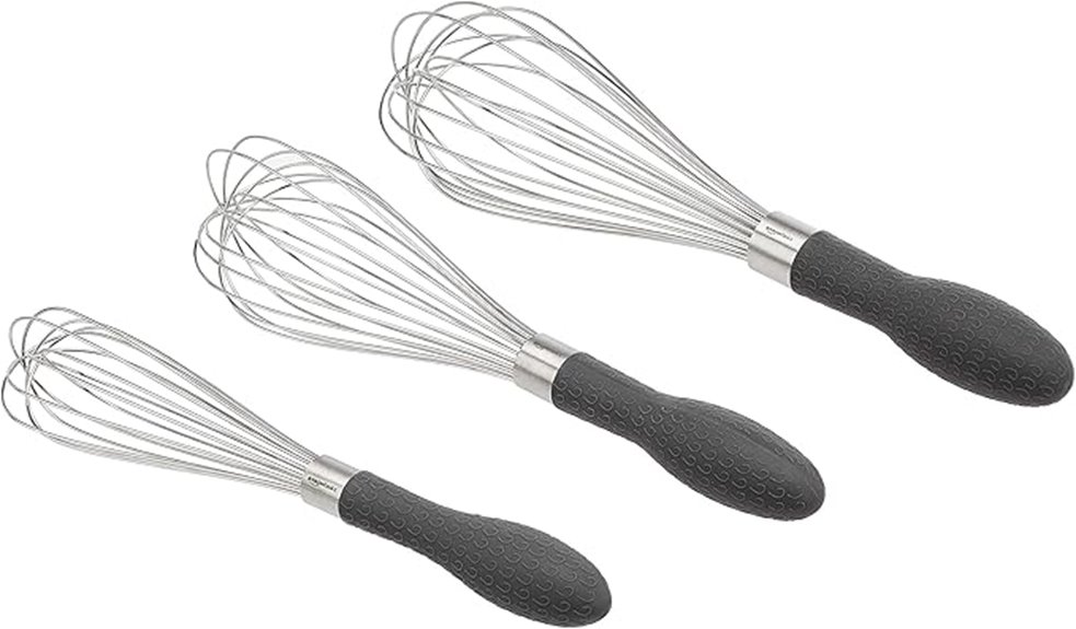stainless steel whisk set