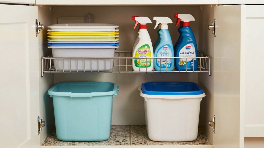 store heavy items low