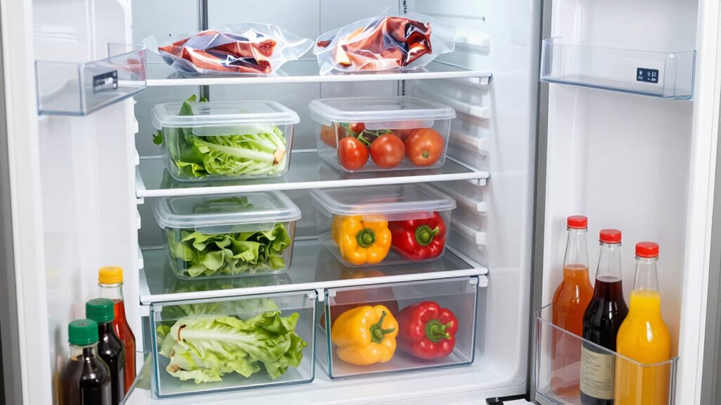 store perishables in compartments