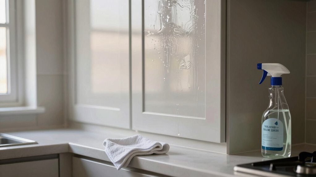 streak free cleaning with microfiber