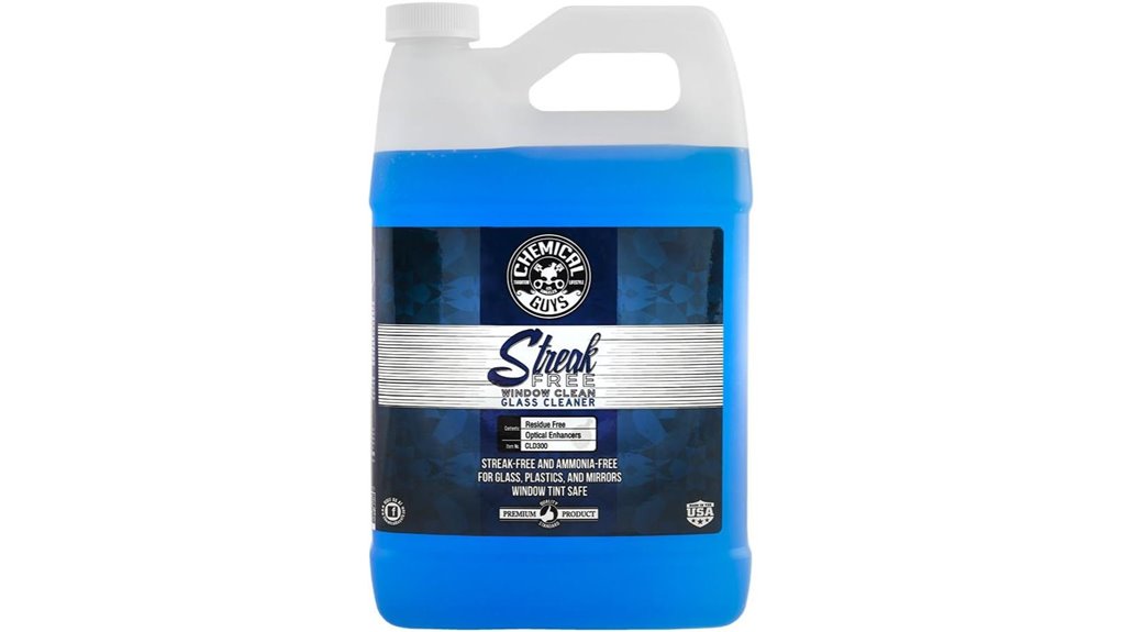 streak free glass cleaner