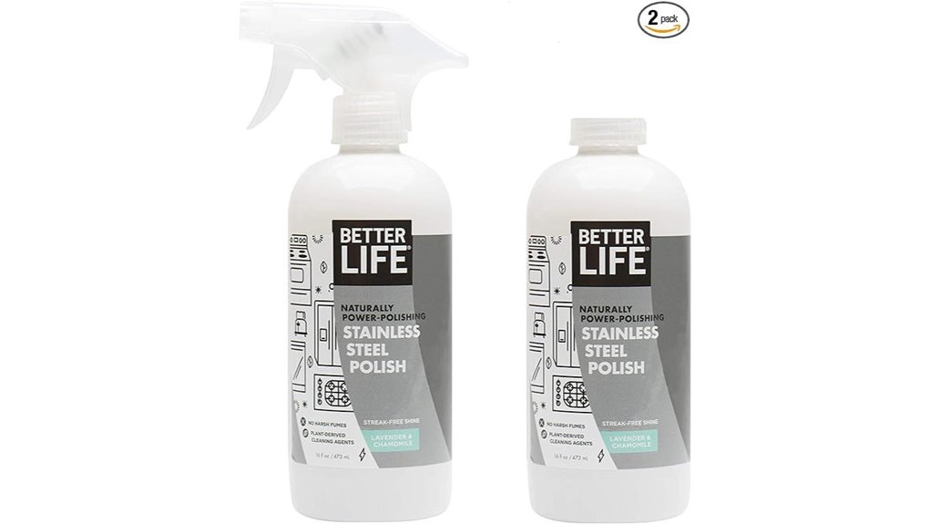 streak free kitchen appliance cleaner