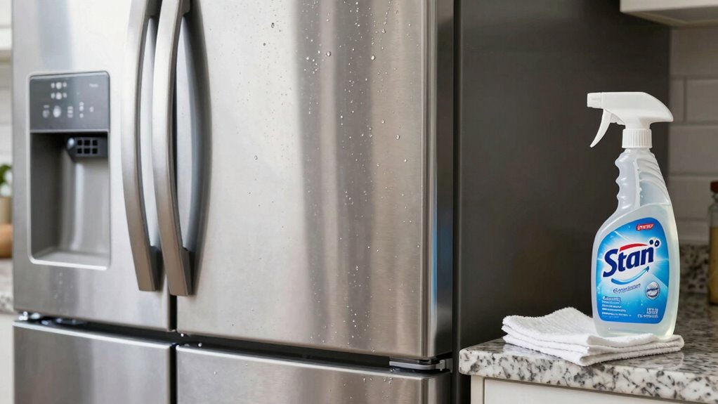 streak free stainless steel cleaning