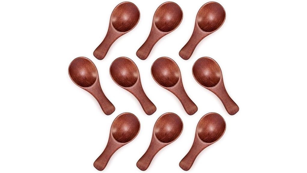 sturdy lightweight wooden spoons