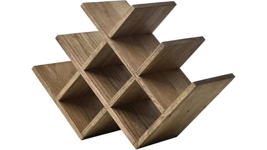 stylish countertop wine storage