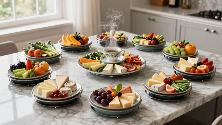 stylish kitchen spinning organizers