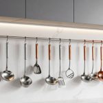 stylish kitchen utensil organization