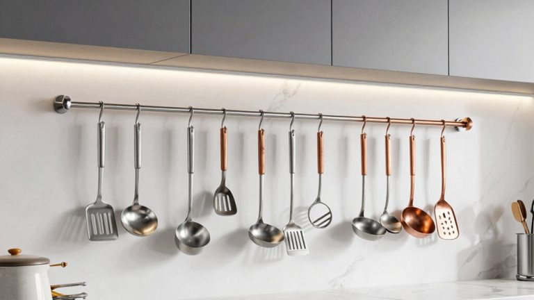 stylish kitchen utensil organization